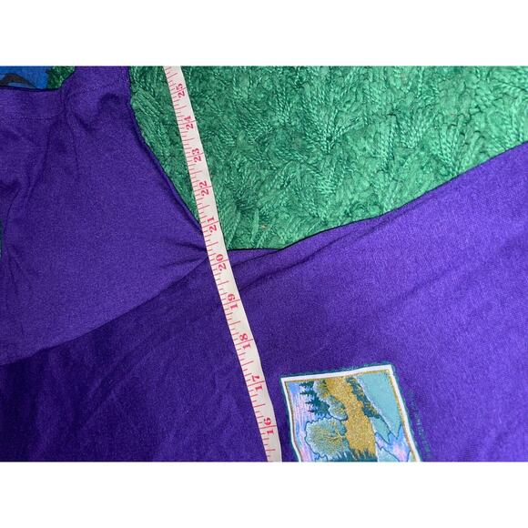 Vintage Gatlinburg Tennessee Shirt Mountain Graphic Tee 90s VTG jerzees Large - Picture 11 of 12